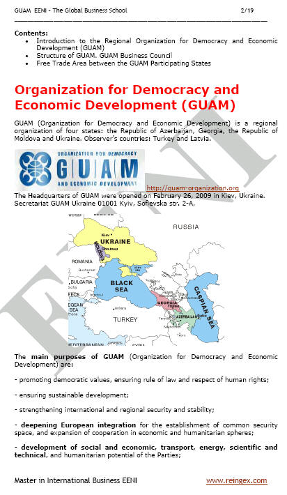 Organización Regional para la Democracia y el Desarrollo Económico (GUAM)