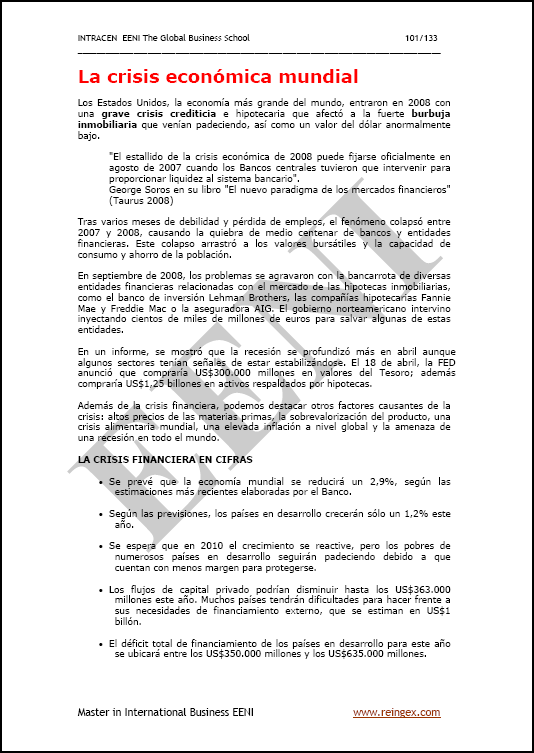 Globalización Crisis