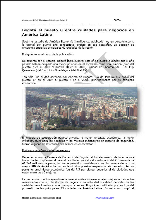 Comerç Exterior i negocis a Colombia