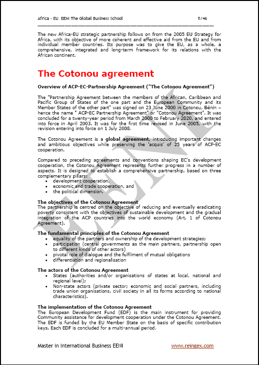 Acord de Cotonú (Àfrica-Unió Europea)