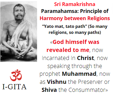 Sri Ramakrishna, Harmony, so many paths, so many religions