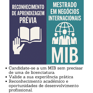 Maestría MIB y Reconhecimento de Aprendizagem Prévia (RAP)